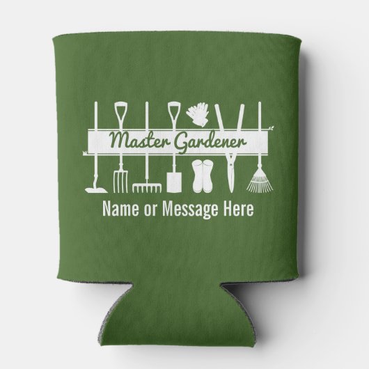 Speciaal bos-groene meester Gardener Blikjeskoeler (Achterkant)