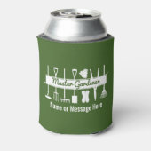 Speciaal bos-groene meester Gardener Blikjeskoeler (Blikje Achterkant)