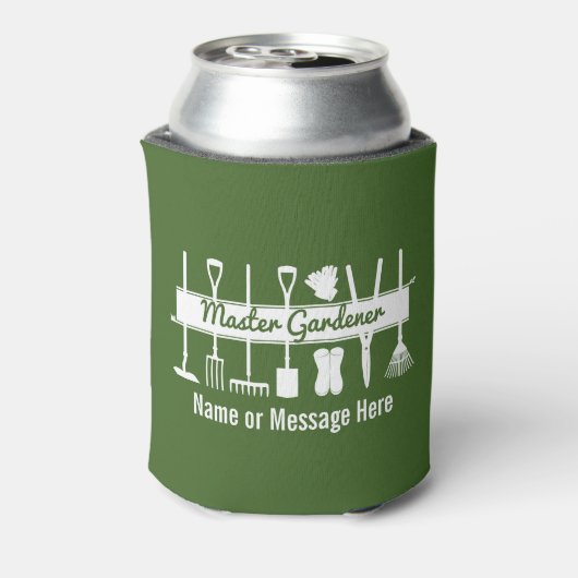 Speciaal bos-groene meester Gardener Blikjeskoeler (Blikje Achterkant)