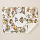 Speciaal  bos paddenstoelen sherpa deken (Voorkant (horizontaal))