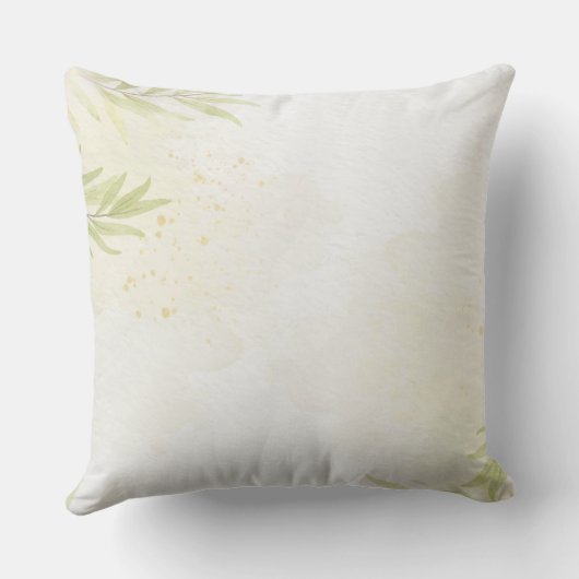 Speciaal bosgebied safari giraffe greenery kinder kussen (Achterkant)