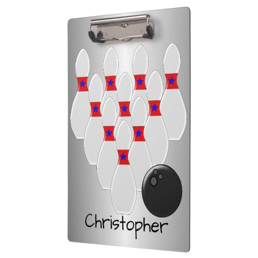 Speciaal Bowling-ontwerp Klembord (Links)