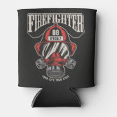 Speciaal brandweerapparaat voor brandweermaskers blikjeskoeler (Voorkant)