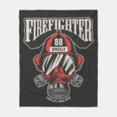 Speciaal brandweerapparaat voor brandweermaskers fleece deken (Voorkant)