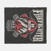 Speciaal brandweerapparaat voor brandweermaskers fleece deken (Voorkant (Horizontaal))