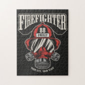 Speciaal brandweerapparaat voor brandweermaskers legpuzzel (Verticaal)