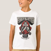 Speciaal brandweerapparaat voor brandweermaskers t-shirt (Voorkant)