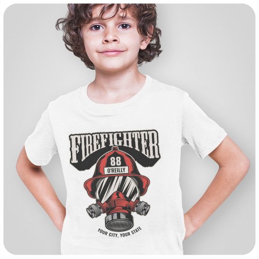 Speciaal brandweerapparaat voor brandweermaskers t-shirt