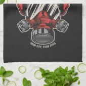 Speciaal brandweerapparaat voor brandweermaskers theedoek (Gevouwen)