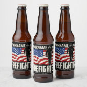 Speciaal brandweerreddingspatroon voor de Verenigd Bier Etiket (Flessen)