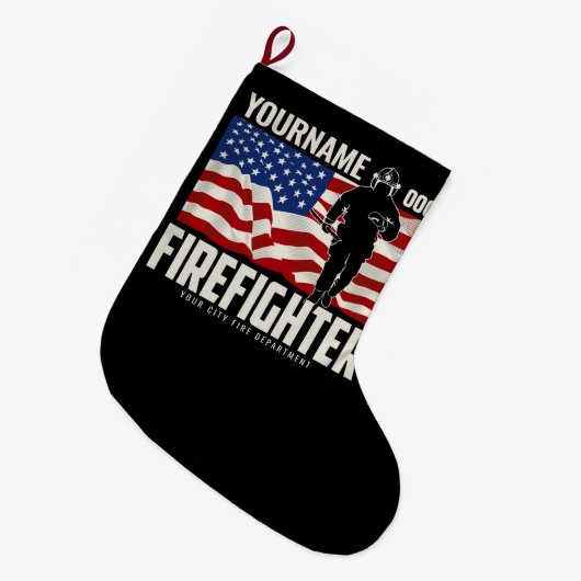 Speciaal brandweerreddingspatroon voor de Verenigd Grote Kerstsok (Voorkant (Hangend))