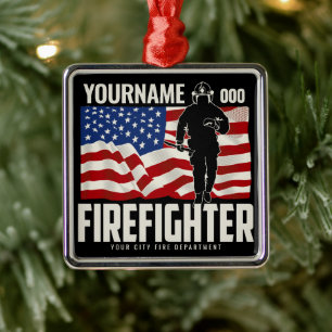 Speciaal brandweerreddingspatroon voor de Verenigd Metalen Ornament