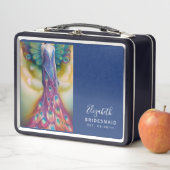 Speciaal Bridesmaid-voorstel Box Peacock (In situ)