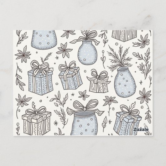 Speciaal briefkaart voor kerst (Achterkant)