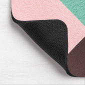 Speciaal bruin roze en groen Abstract patroon Muismat (Hoek)