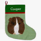 Speciaal bruine, witte en zwarte pap grote kerstsok (Voorkant)