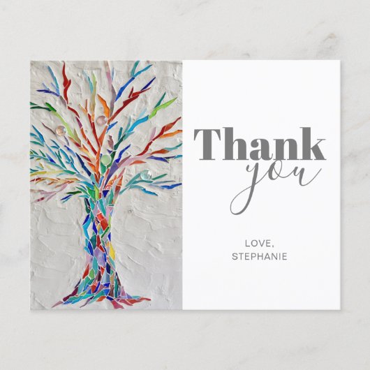 Speciaal budget bedankt kaart (Voorkant)