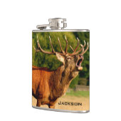 Speciaal bugling Bull Elk Heupfles (Links)