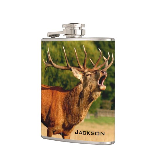 Speciaal bugling Bull Elk Heupfles (Links)