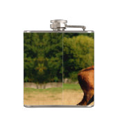 Speciaal bugling Bull Elk Heupfles (Achterkant)