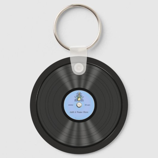Speciaal bulgaarse vinylrecord sleutelhanger (Voorkant)