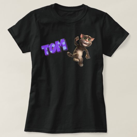 Speciaal Cadeau Mijn talk aan Tom katte Cartoon en T-shirt (Design voorkant)