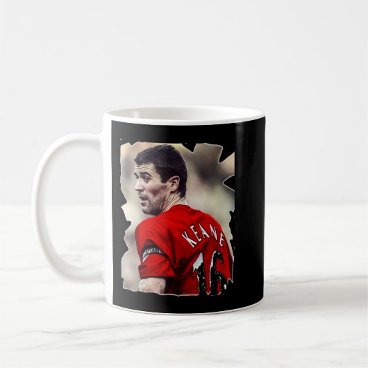 Speciaal Cadeau Roy Keane Print Koffiemok (Links)