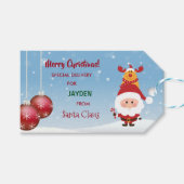 Speciaal cadeau van de kerstman, Rudolph Cadeaulabel (Voorkant (Horizontaal))