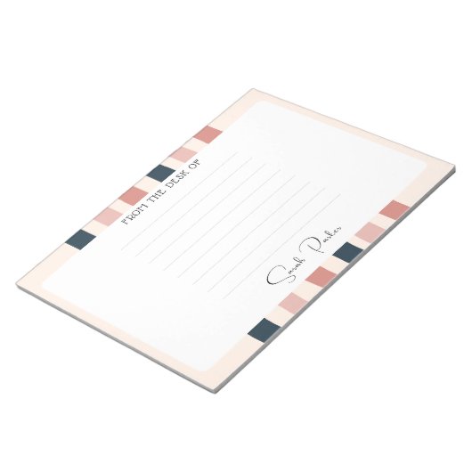 Speciaal cadeau van de leraar notitieblok (Schuin)