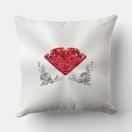 Speciaal Cadeau van het 40ste Jubileum van de Wedd Kussen (Achterkant)
