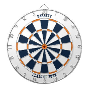 Speciaal cadeau voor Afstudeerders   Oranje wit bl Dartbord