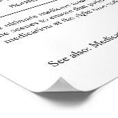 Speciaal cadeau voor apotheker poster (Hoek)