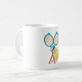 Speciaal cadeau voor Badminton-spelers Koffiemok (Voorkant links)