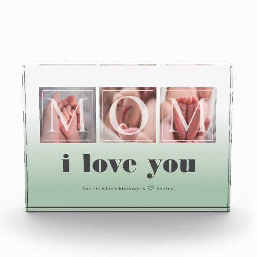 Speciaal cadeau voor mam fotoblok (Voorkant)