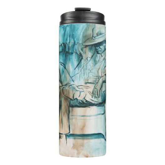 Speciaal cadeau voor mannen, aangepaste naam cadea thermosbeker (Voorkant)