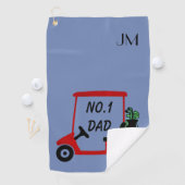 Speciaal cadeau voor papa golfhanddoek (Insitu)