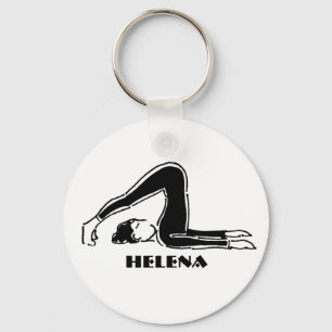 Speciaal cadeau voor Yoga Pilates Lovers Sleutelhanger