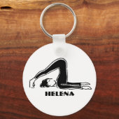 Speciaal cadeau voor Yoga Pilates Lovers Sleutelhanger (Voorkant)