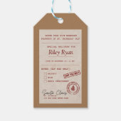 Speciaal cadeauLabel van de kerstman (Voorkant)