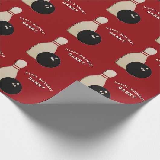 Speciaal cadeaupapier voor Bowling (Hoek)