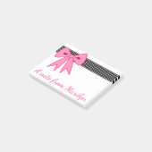 Speciaal cadeautje met roze notities voor meisjes  post-it® notes (Schuin)