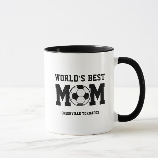 Speciaal cadeautje van Soccer Mam voor Mok van kof (Rechts)