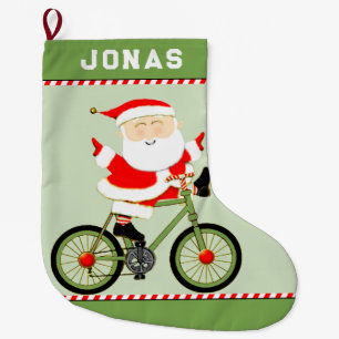 Speciaal cadeautje voor feestdagen op fietslijst grote kerstsok