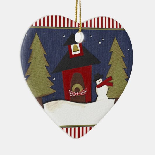 Speciaal cadeautje voor lerarenfeestdag keramisch ornament (Rechts)