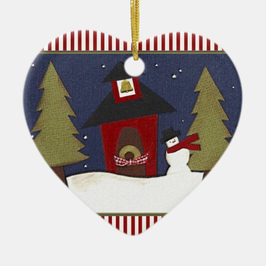 Speciaal cadeautje voor lerarenfeestdag keramisch ornament (Voorkant)