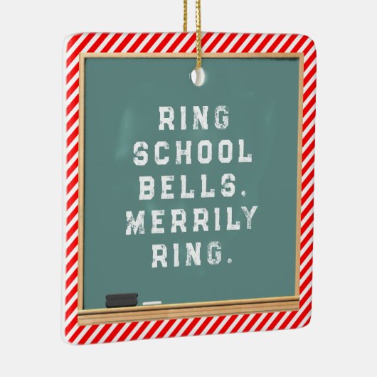 Speciaal cadeautje voor lerarenfeestdag keramisch ornament (Rechts)