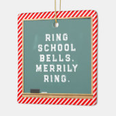 Speciaal cadeautje voor lerarenfeestdag keramisch ornament (Links)