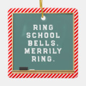 Speciaal cadeautje voor lerarenfeestdag keramisch ornament (Voorkant)