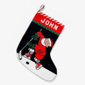 Speciaal cadeautje voor persoonlijke feestdagen kleine kerstsok (Voorkant (Hangend))