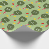 Speciaal cadeautje voor Pickleball Holiday Cadeaupapier (Hoek)